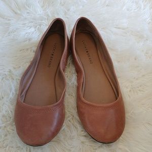 Lucky Brand vegan leather ballet flats